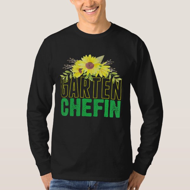 Garten Chefin T-Shirt (Vorderseite)
