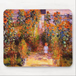 Garten Claudes Monet-Monets bei Vétheuil Mousepad<br><div class="desc">Monets Garten Vétheuil.A an der reizenden Impressionismus-Genremalerei im Jahre 1881 gemacht von Claude Monet (1840 - 1926). Seine Intensität des Blaus,  des Grüns und der Orange stellt es eine würdevolle Mausunterlage für wirkliche Kunstliebhaber her.</div>