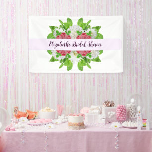 Garten-Dahlie-Brautjungfernparty Banner
