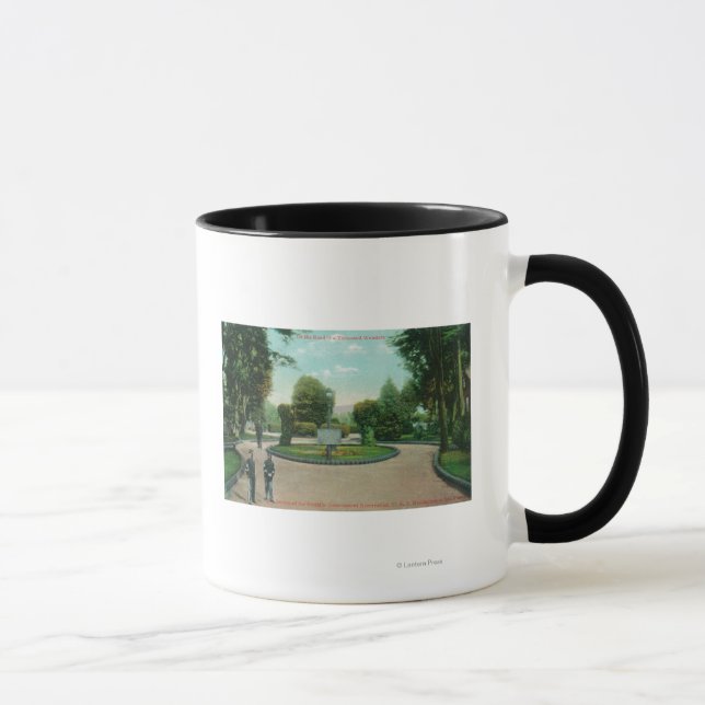 Garten der Aussicht auf das Präsidio Tasse (Rechts)