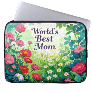 Garten der Blume - Die beste Mama der Welt Laptopschutzhülle