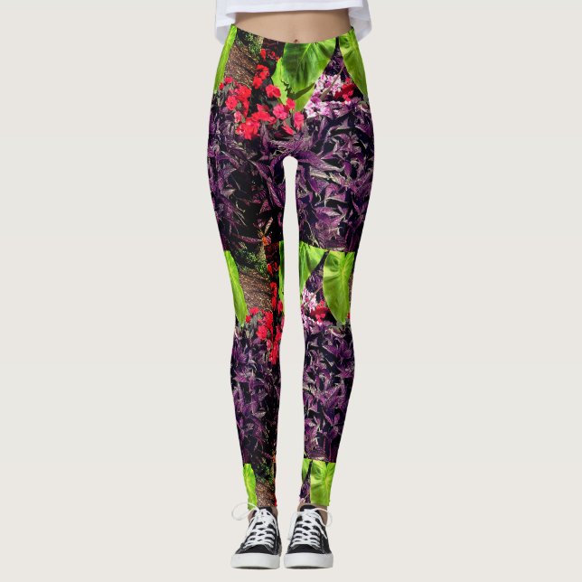 Garten der Blume Leggings (Vorderseite)