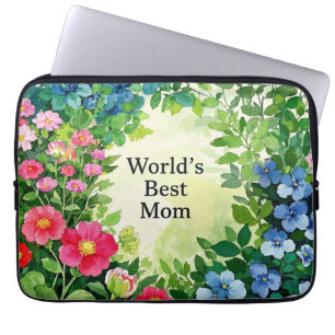 Garten der Blume Weltbeste Mama Laptopschutzhülle