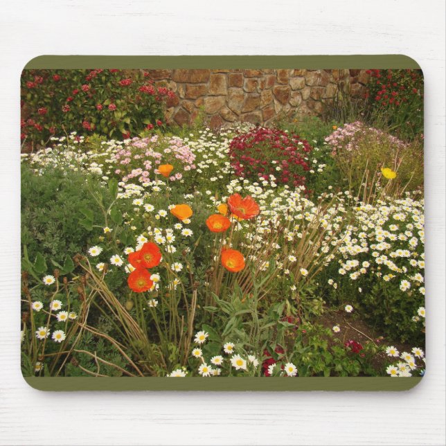 Garten der Blumen Mousepad (Vorne)