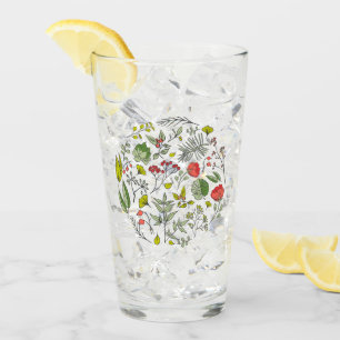 Garten der botanischen Wildblume Glas
