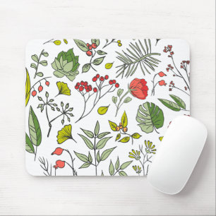 Garten der botanischen Wildblume Mousepad