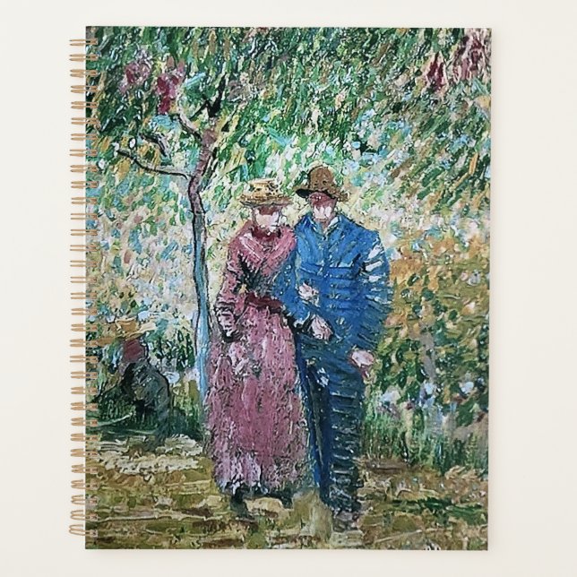 Garten der Courting Couples Van Gogh Gemälde Planer (Vorderseite)