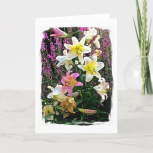 Garten der Freuden-Gruß-Karte Karte