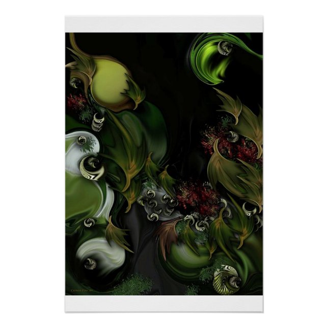 "Garten der Geduld" Glossy Poster (Vorderseite)