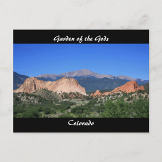 Garten der Götter Ansicht ~ Colorado Postkarte
