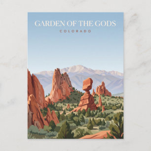 Garten der Götter Colorado Postkarte