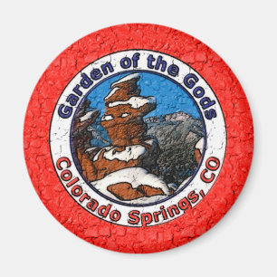 Garten der Götter, Colorado Springs, Co Magnet