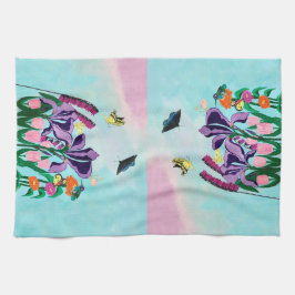 Garten der himmlischen Freuden Geschirrtuch