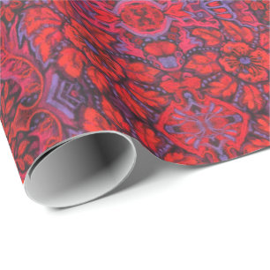 Garten der magischen Blumen - Bohemian Arabesque-M Geschenkpapier