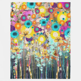 Garten der Träume - Natur Inspiriert Blumenmuseum Fleecedecke