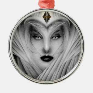 Garten der Träume Stone Bust Ornament Aus Metall