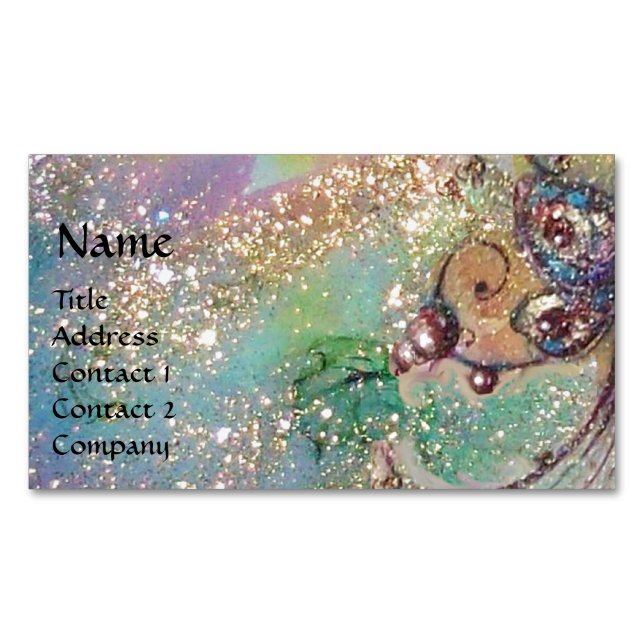 GARTEN DER VERLORENEN SCHADOWS MAGIC BUTTERFLY-PFL MAGNETISCHE VISITENKARTE (Vorderseite)