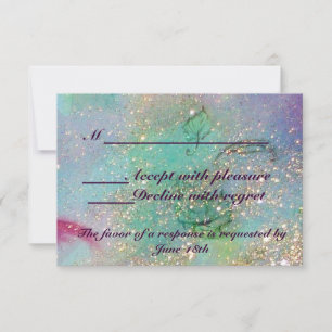 GARTEN DER VERLORENEN SCHADOWS / MAGIC BUTTERFLY U RSVP KARTE