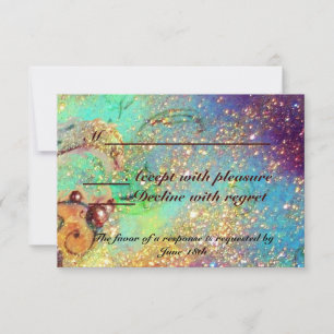 GARTEN DER VERLORENEN SCHADOWS / MAGIC BUTTERFLY U RSVP KARTE