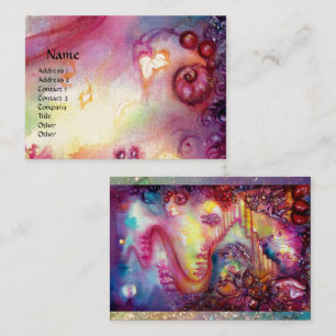 GARTEN DER VERLORENEN SCHADOWS MYSTIC-TREPPEN rosa Visitenkarte