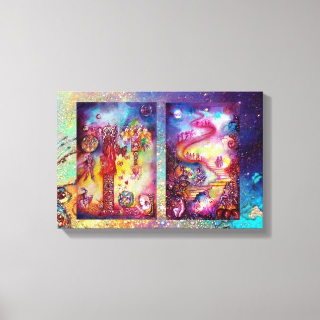 GARTEN DER VERLORENEN SCHADOWS / MYSTISCHEN TREPPE LEINWANDDRUCK (Vorderseite)