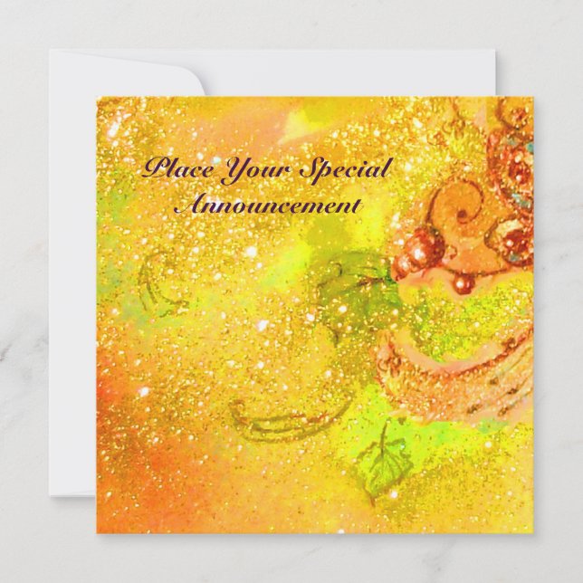 GARTEN DER VERLORENEN SCHATTEN / BUTTERFLY-MONOGRA ANKÜNDIGUNG (Vorderseite)