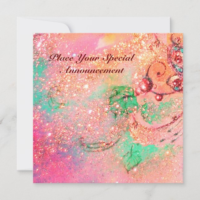 GARTEN DER VERLORENEN SCHATTEN / BUTTERFLY-MONOGRA ANKÜNDIGUNG (Vorderseite)