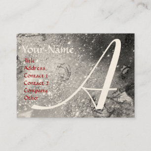 GARTEN DER VERLORENEN SCHATTEN - BUTTERFLY-MONOGRA VISITENKARTE