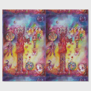 GARTEN DER VERLORENEN SCHATTEN, FAIRIEN UND SCHALT GESCHENKPAPIER