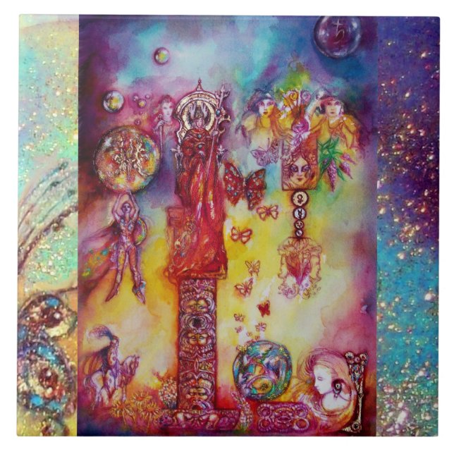 GARTEN DER VERLORENEN SCHATTEN/FAIRIEN UND SCHALTF FLIESE (Vorderseite)