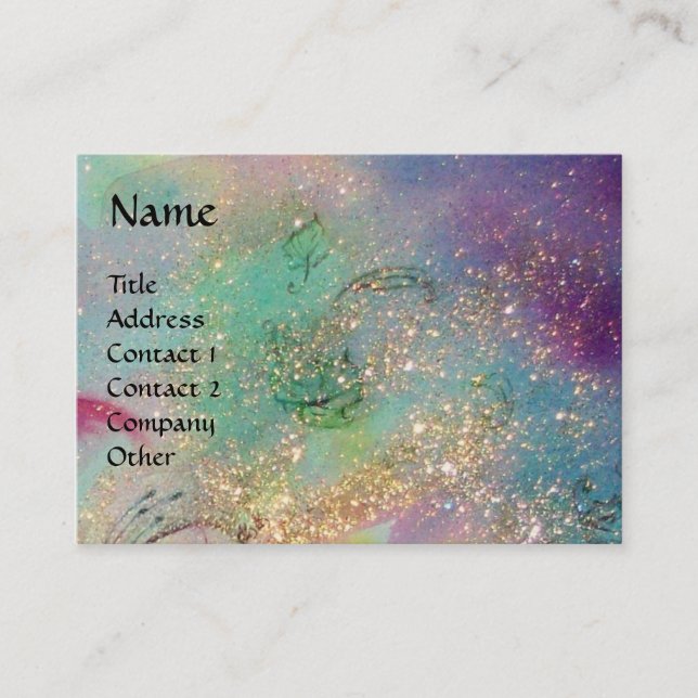 GARTEN DER VERLORENEN SCHATTEN/FAIRIEN UND SCHALTF VISITENKARTE (Vorderseite)