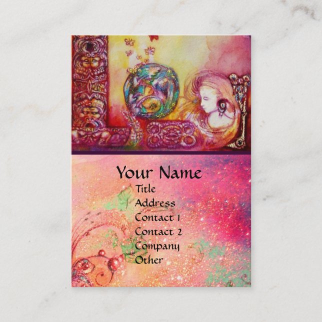 GARTEN DER VERLORENEN SCHATTEN - FAIRY UND SCHALTF VISITENKARTE (Vorderseite)