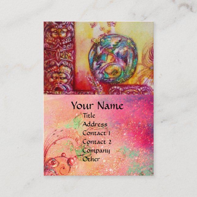 GARTEN DER VERLORENEN SCHATTEN - FAIRY UND SCHALTF VISITENKARTE (Vorderseite)