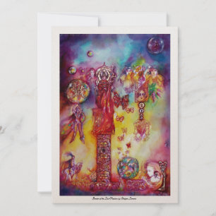 GARTEN DER VERLORENEN SCHATTEN FEEN,SCHMETTERLINGE EINLADUNG