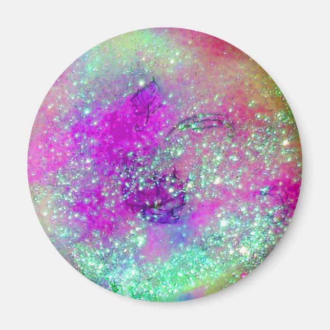 GARTEN DER VERLORENEN SCHATTEN - lila violette Far Magnet (Vorne)