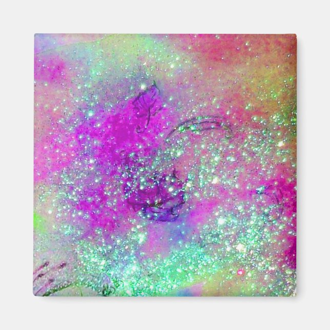 GARTEN DER VERLORENEN SCHATTEN - lila violette Far Magnet (Vorne)