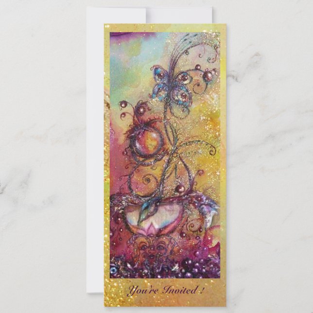 GARTEN DER VERLORENEN SCHATTEN - MAGIC BUTTERFLY-P EINLADUNG (Vorderseite)