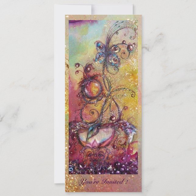 GARTEN DER VERLORENEN SCHATTEN - MAGIC BUTTERFLY-P EINLADUNG (Vorderseite)