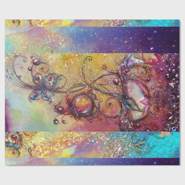 GARTEN DER VERLORENEN SCHATTEN - MAGIC BUTTERFLY-P GESCHENKPAPIER (Flach)