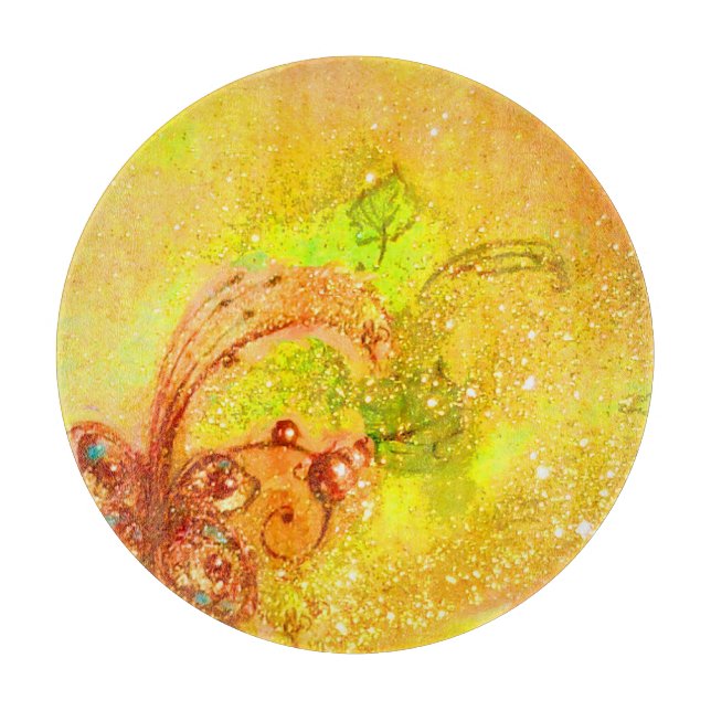 GARTEN DER VERLORENEN SCHATTEN - MAGIC BUTTERFLY-P SCHNEIDEBRETT (Vorderseite)