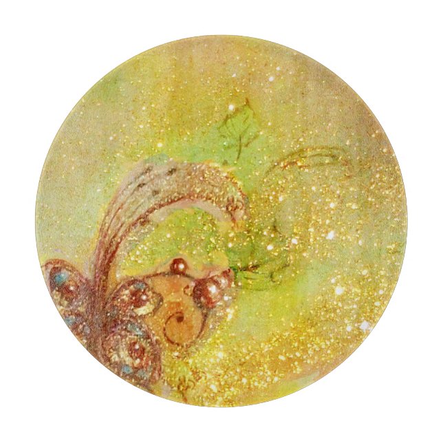 GARTEN DER VERLORENEN SCHATTEN - MAGIC BUTTERFLY-P SCHNEIDEBRETT (Vorderseite)