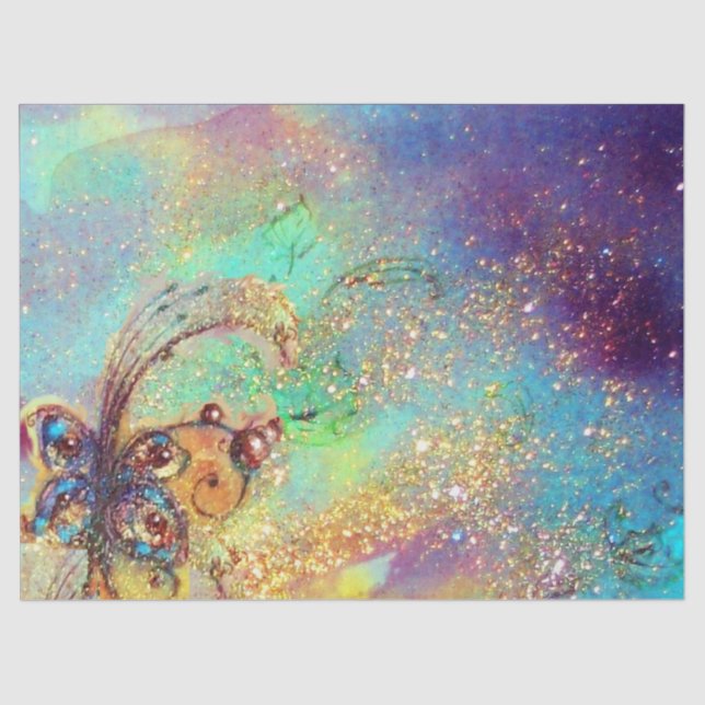 GARTEN DER VERLORENEN SCHATTEN /MAGIC BUTTERFLY-PF SEIDENPAPIER (Vorderseite)