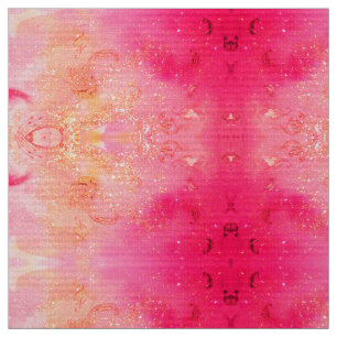 GARTEN DER VERLORENEN SCHATTEN/MAGIC PINK GLITZERN STOFF