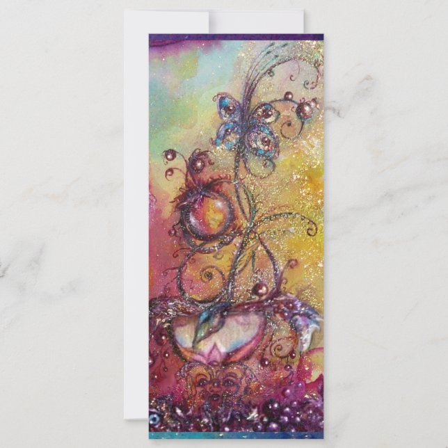 GARTEN DER VERLORENEN SCHATTEN,MAGISCHE SCHALTFLY- ANKÜNDIGUNG (Vorderseite)