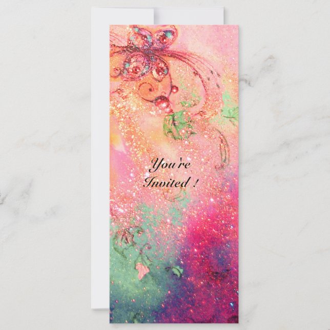 GARTEN DER VERLORENEN SCHATTEN,MAGISCHE SCHALTFLY- EINLADUNG (Vorderseite)