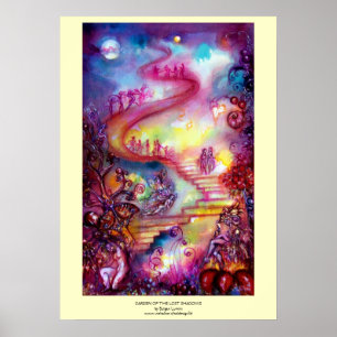 GARTEN DER VERLORENEN SCHATTEN / MYSTISCHE TREPPE POSTER