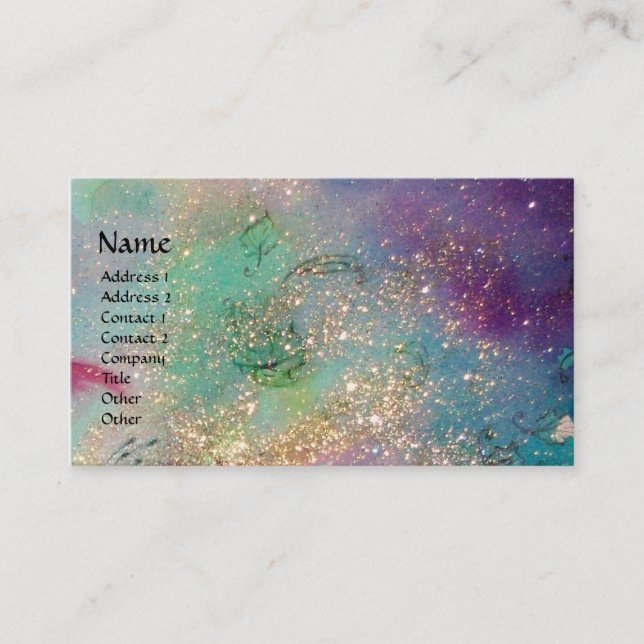 GARTEN DER VERLORENEN SCHATTEN / NACHT UND FAIRE a Visitenkarte (Vorderseite)