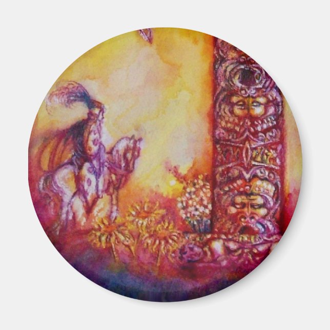 GARTEN DER VERLORENEN SCHATTEN / NACHT UND PFERD MAGNET (Vorne)