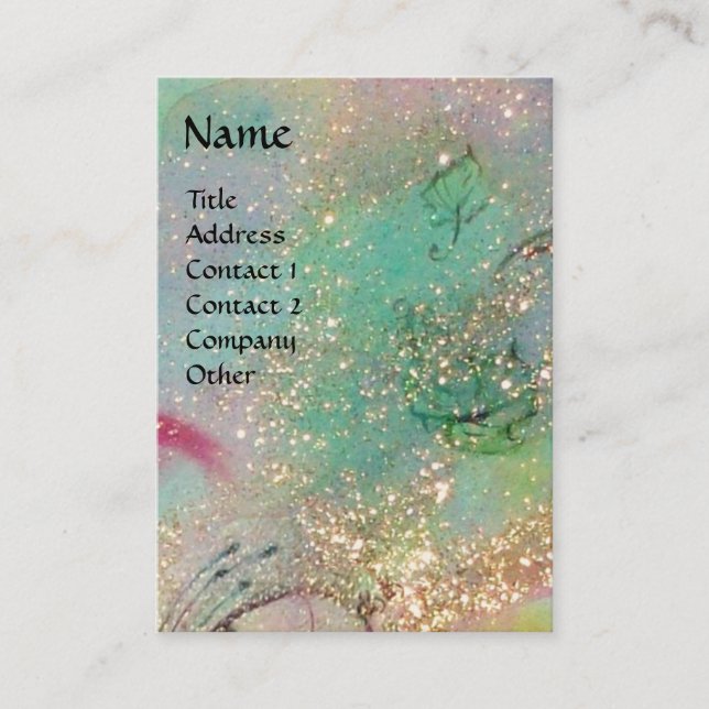 GARTEN DER VERLORENEN SCHATTEN - PFLANZE VISITENKARTE (Vorderseite)