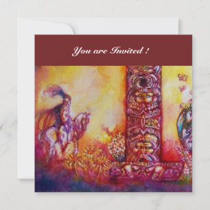 GARTEN DER VERLORENEN SCHATTEN - RITTER UND PFERD EINLADUNG